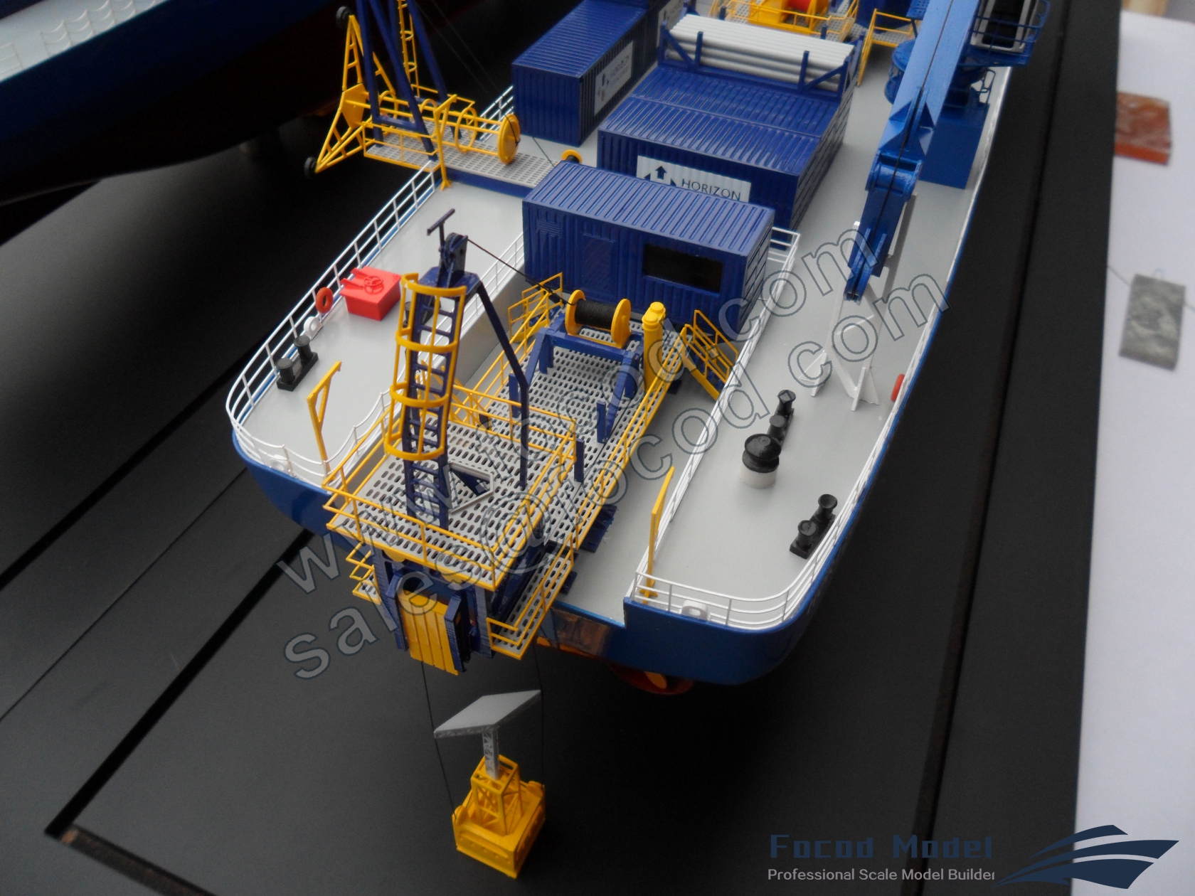 customized model of 87m Research-Survey Vessel